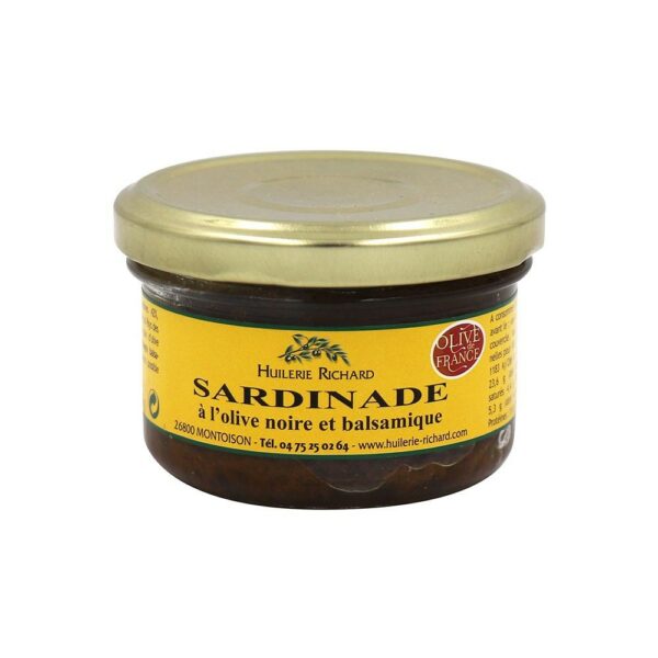 Sardinade à l'olive noire et balsamique