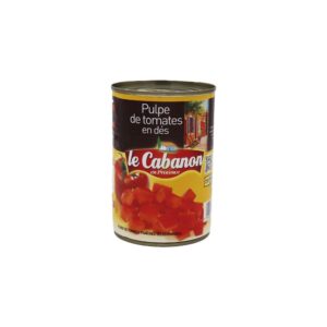 Pulpe de tomates pelées en dés