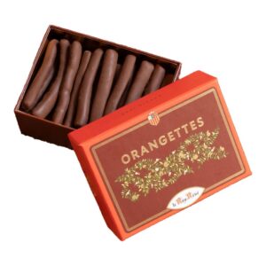 Orangettes de chocolat noir