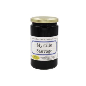 Confiture de myrtilles sauvage