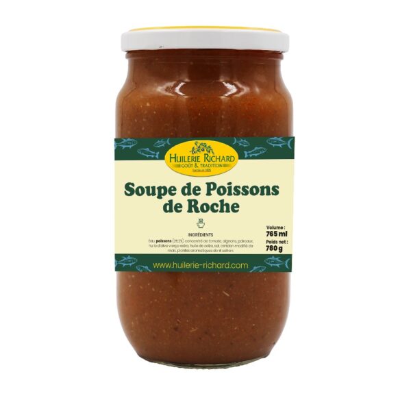 Soupe de poissons de roche