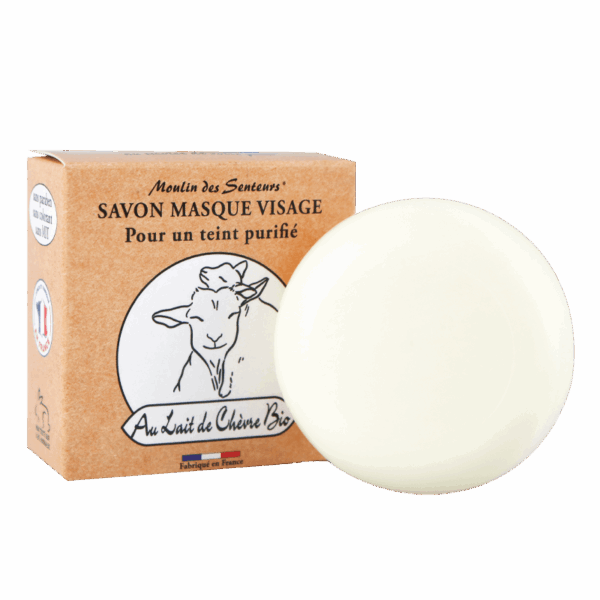 Savon masque solide au lait de chèvre