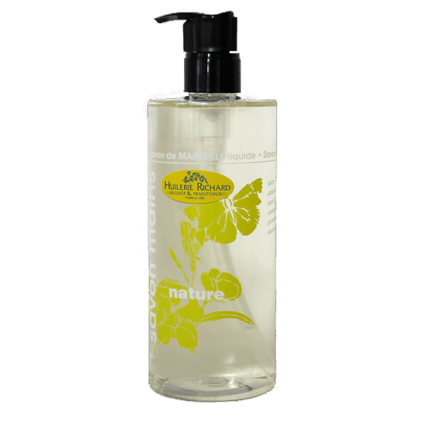 Savon de Marseille liquide pour les mains nature