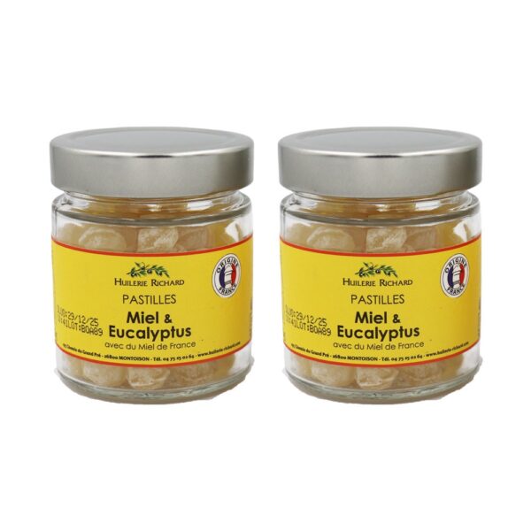 Pastilles miel et eucalyptus