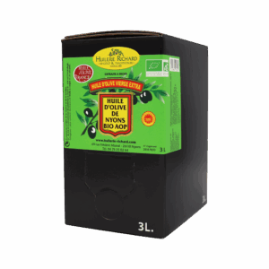BIB 3 L – Huile d'olive vierge extra bio de Nyons AOP