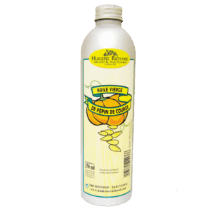 Huile vierge de pépin de courge