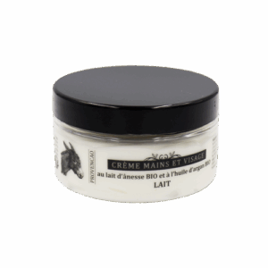 Crème mains et visage au lait d'ânesse et huile d'argan