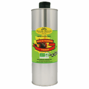 Huile vierge de tournesol bio