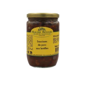 Saucisses de Porc aux Lentilles