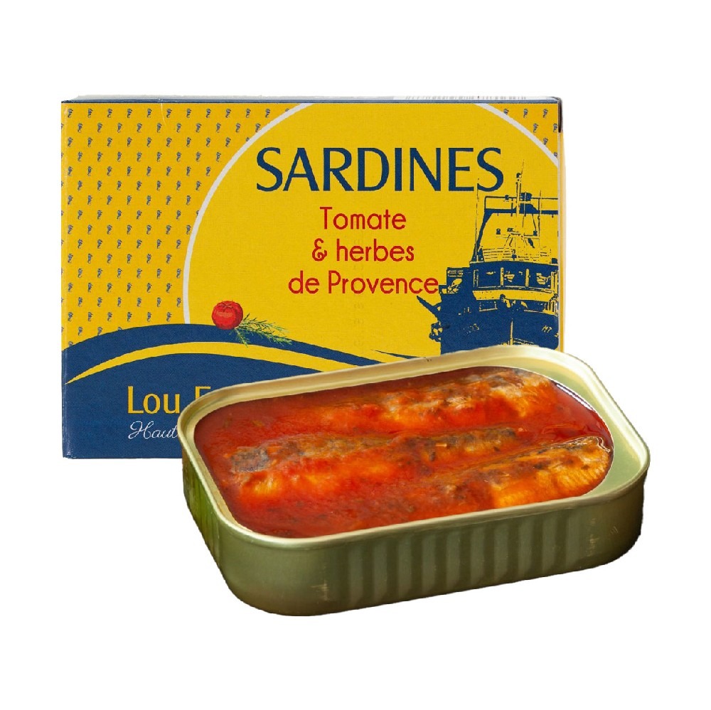 Sardines à la tomate et herbes de provence