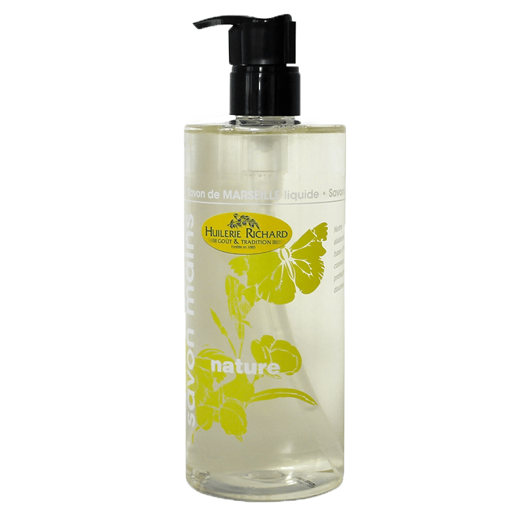 Savon de Marseille liquide pour les mains nature