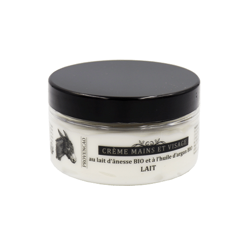 Crème mains et visage au lait d'ânesse et huile d'argan