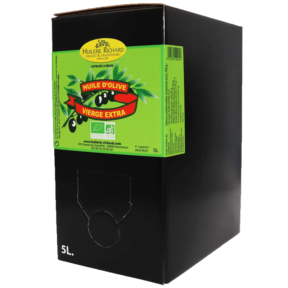 BIB 5 L - Huile d'olive vierge extra bio