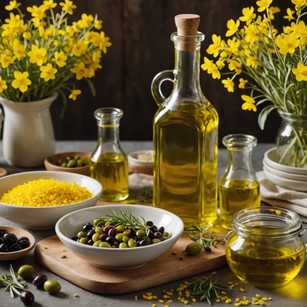 huile de colza ou huile d'olive