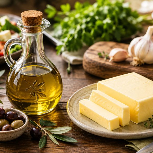 Beurre ou huile d'olive