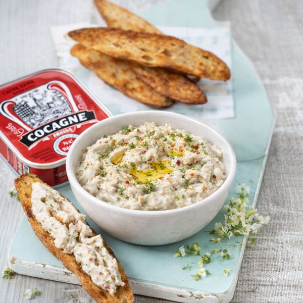 Sardinade maison au fromage blanc