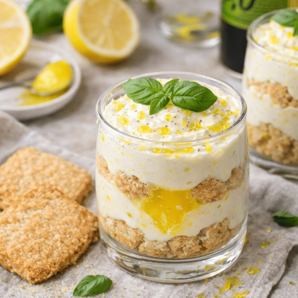 Verrines de tiramisu aux canistrelli citron