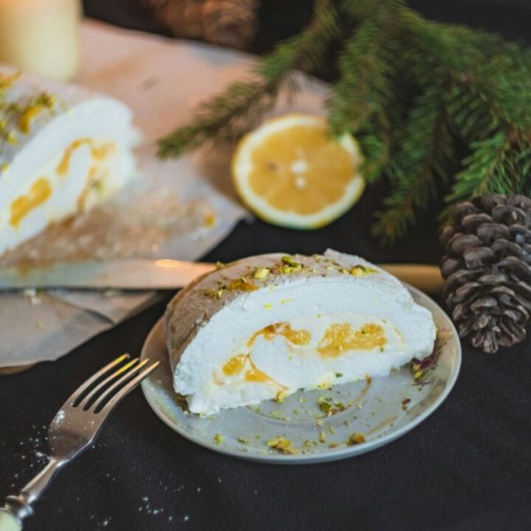 buche agrumes et pistache